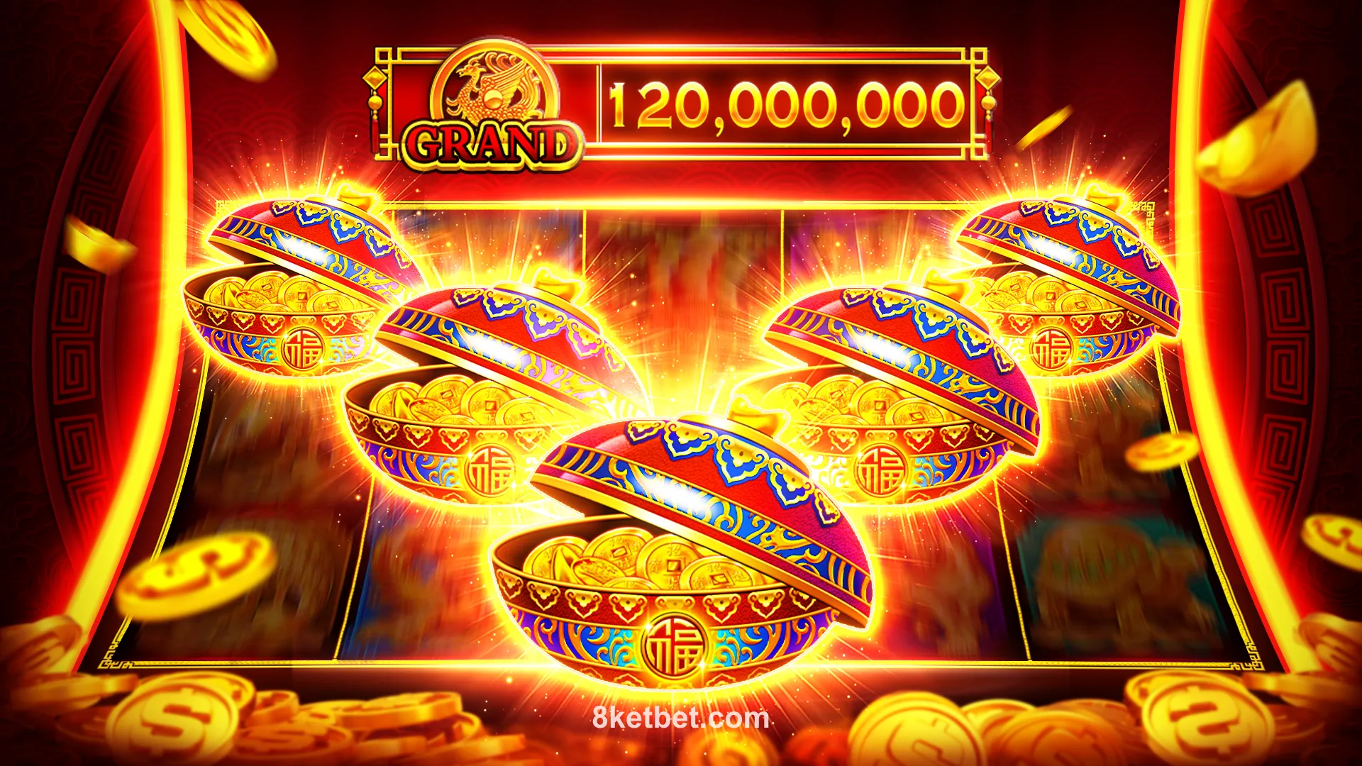Trải nghiệm Slots chuyên nghiệp trên 8ket bet